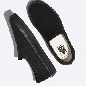 Black Slip-On Vans